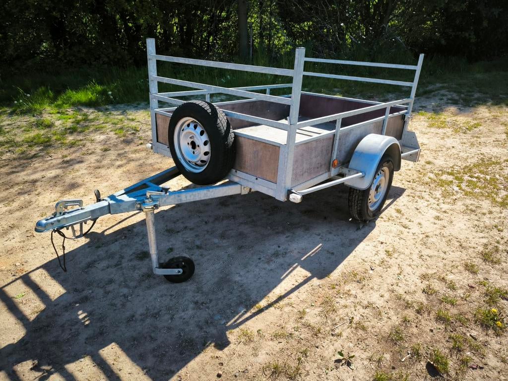 Aanhangwagen/Remorque 750kg  (125cmx200cm), Auto diversen, Aanhangers en Bagagewagens, Ophalen