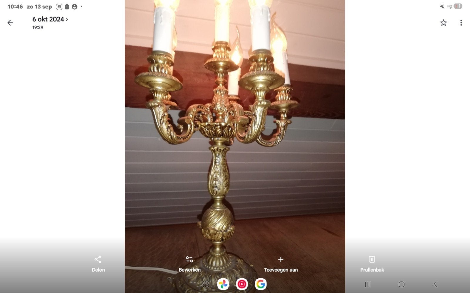 magnifiques chandeliers anciens à 6 points lumineux., Enlèvement ou Envoi