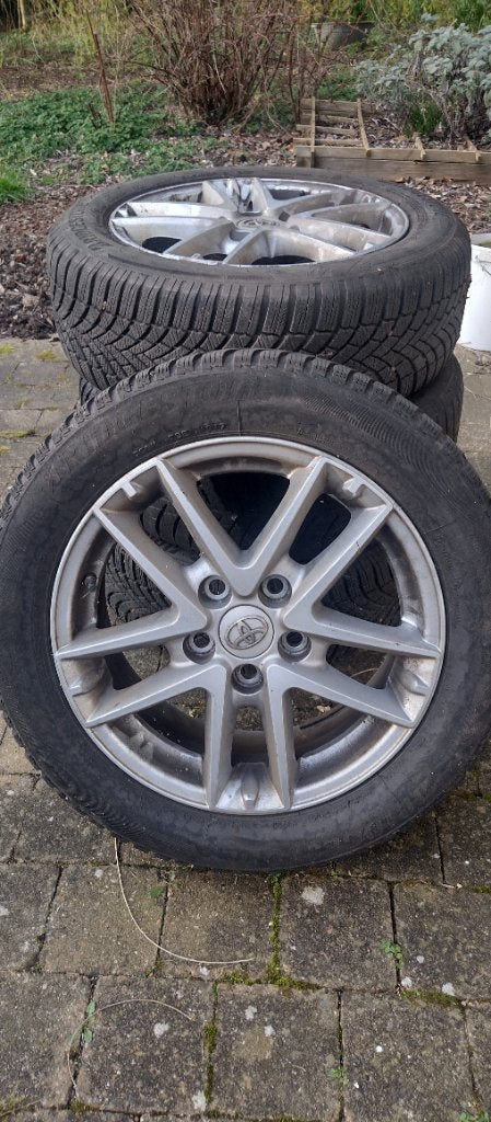 Winterbanden op alu velgen, Auto-onderdelen, Ophalen, Gebruikt, Velg(en), 16 inch