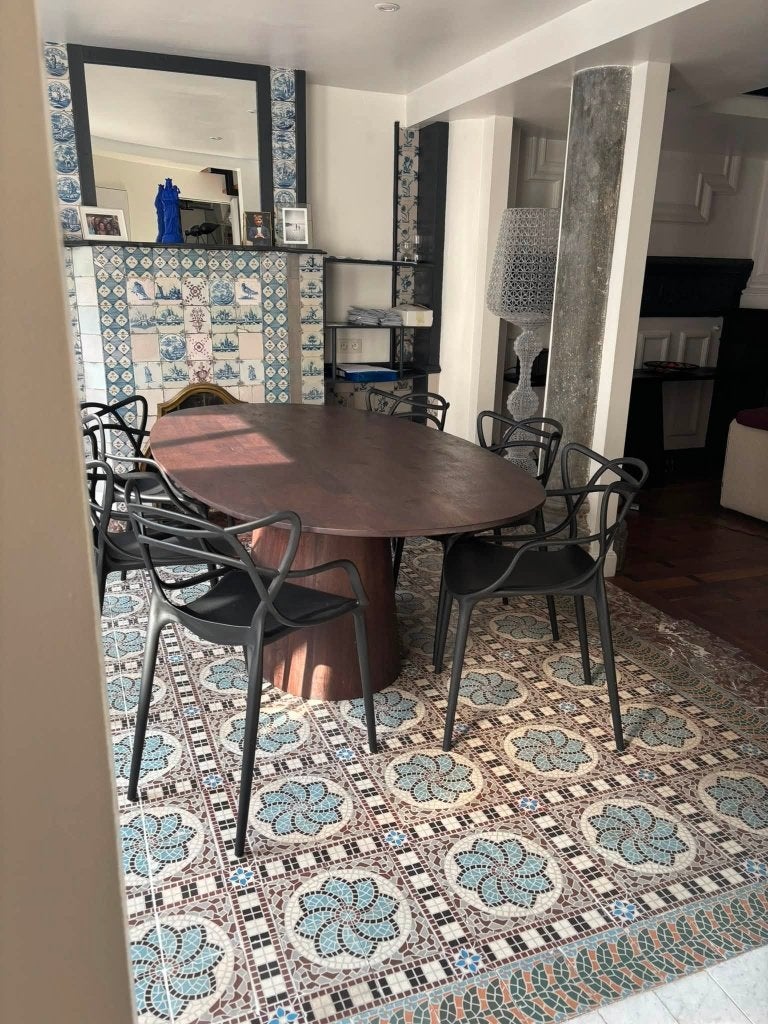Table salle à manger, 150 à 200 cm, Cinq personnes ou plus, Comme neuf, Enlèvement