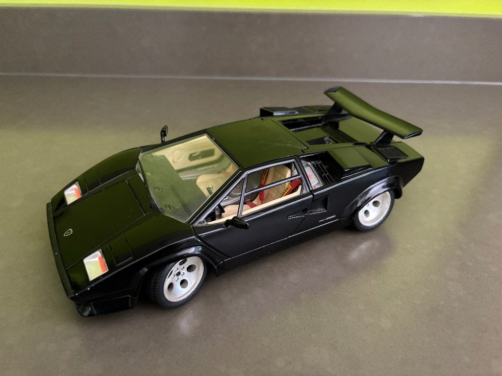 Lamborghini Countach (1988) 1/18 - Bburago, Enlèvement, Utilisé, Voiture, Burago