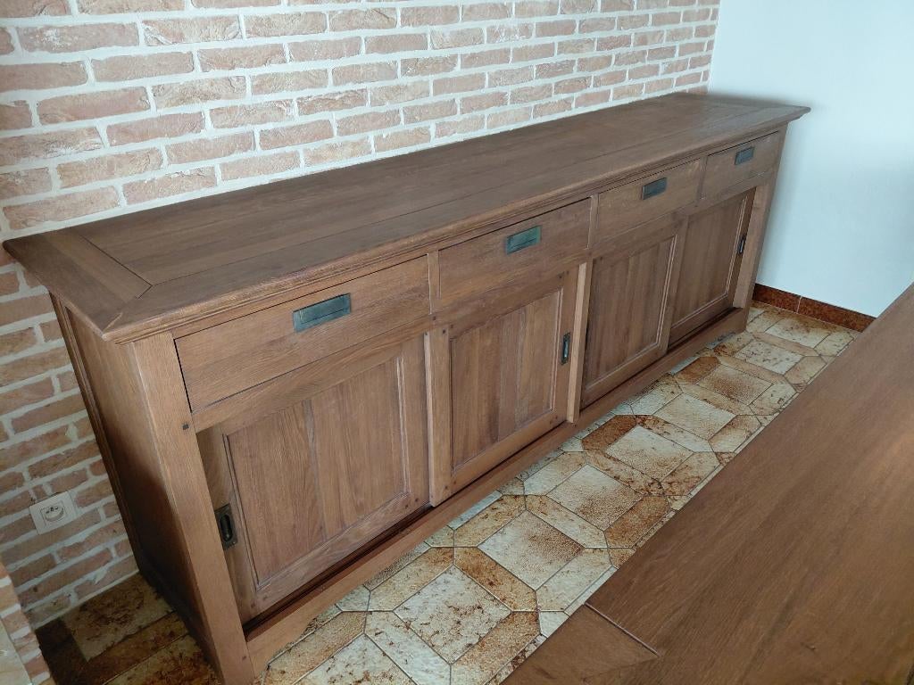 LANDELIJKE DRESSOIR, Ophalen, Met deur(en), Zo goed als nieuw, 200 cm of meer