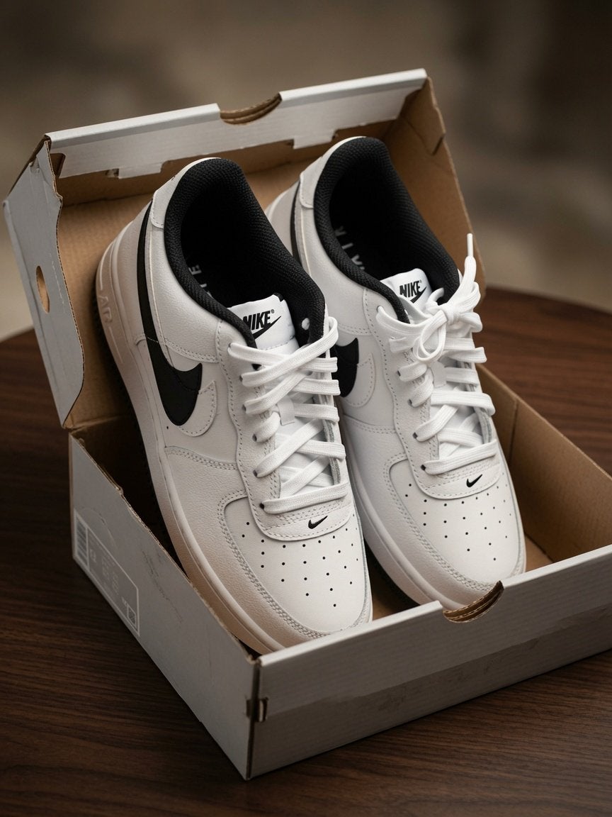 Nike Air Force 1 nieuw maat 38,5 wit/zwart, Kleding | Dames, Wit, Nike, Nieuw, Ophalen of Verzenden