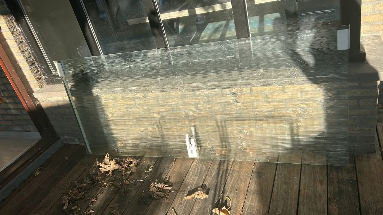 Gratis glazen deur, Ophalen, Gebruikt, 80 tot 100 cm, Binnendeur