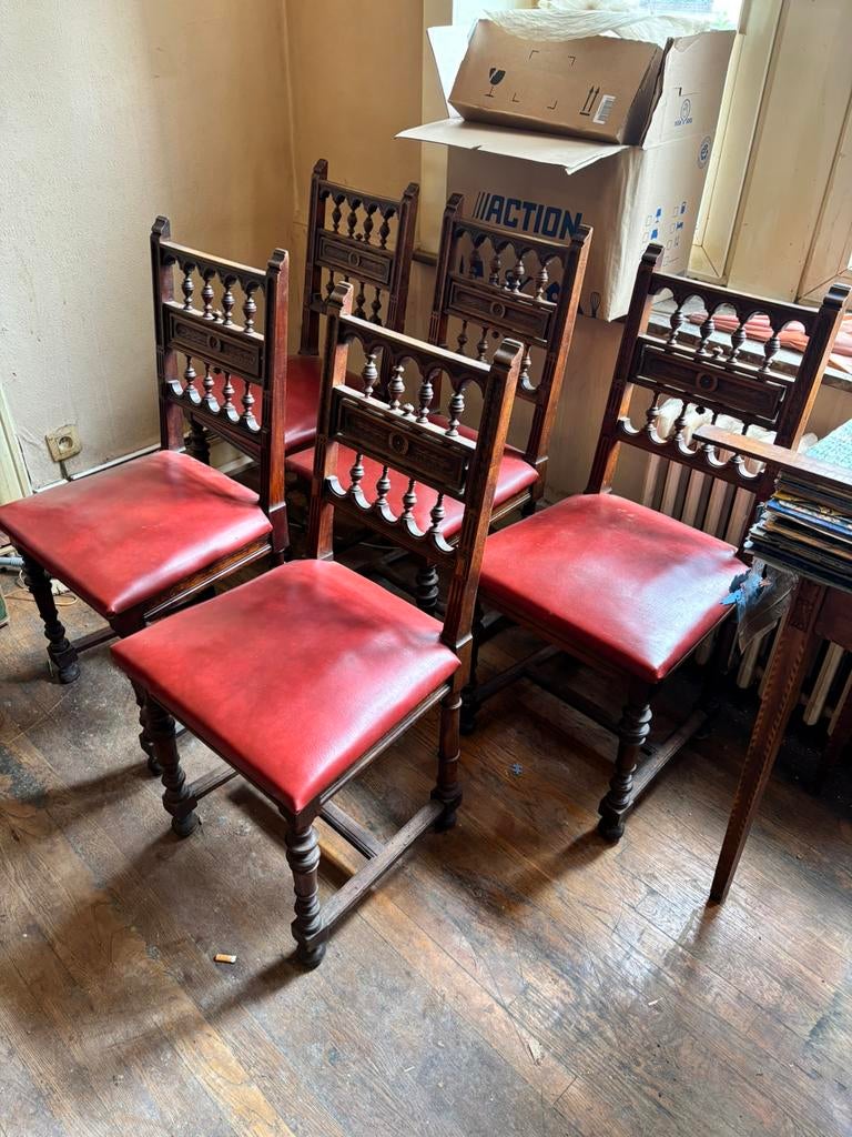 Lot de 5 chaises Henry 2, Enlèvement