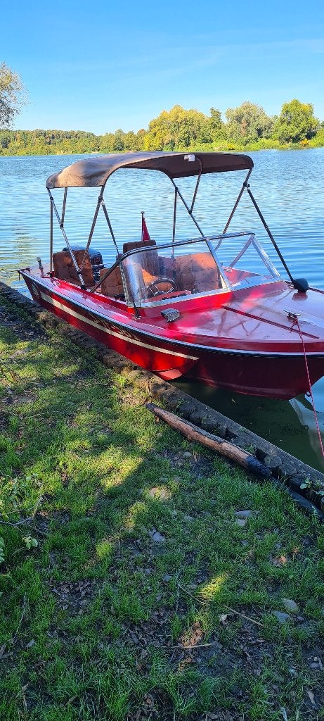 speedboot rood chrysler charger 151, Watersport en Boten, Speedboten, Gebruikt, 6 m, 2 m, Minder dan 70 pk