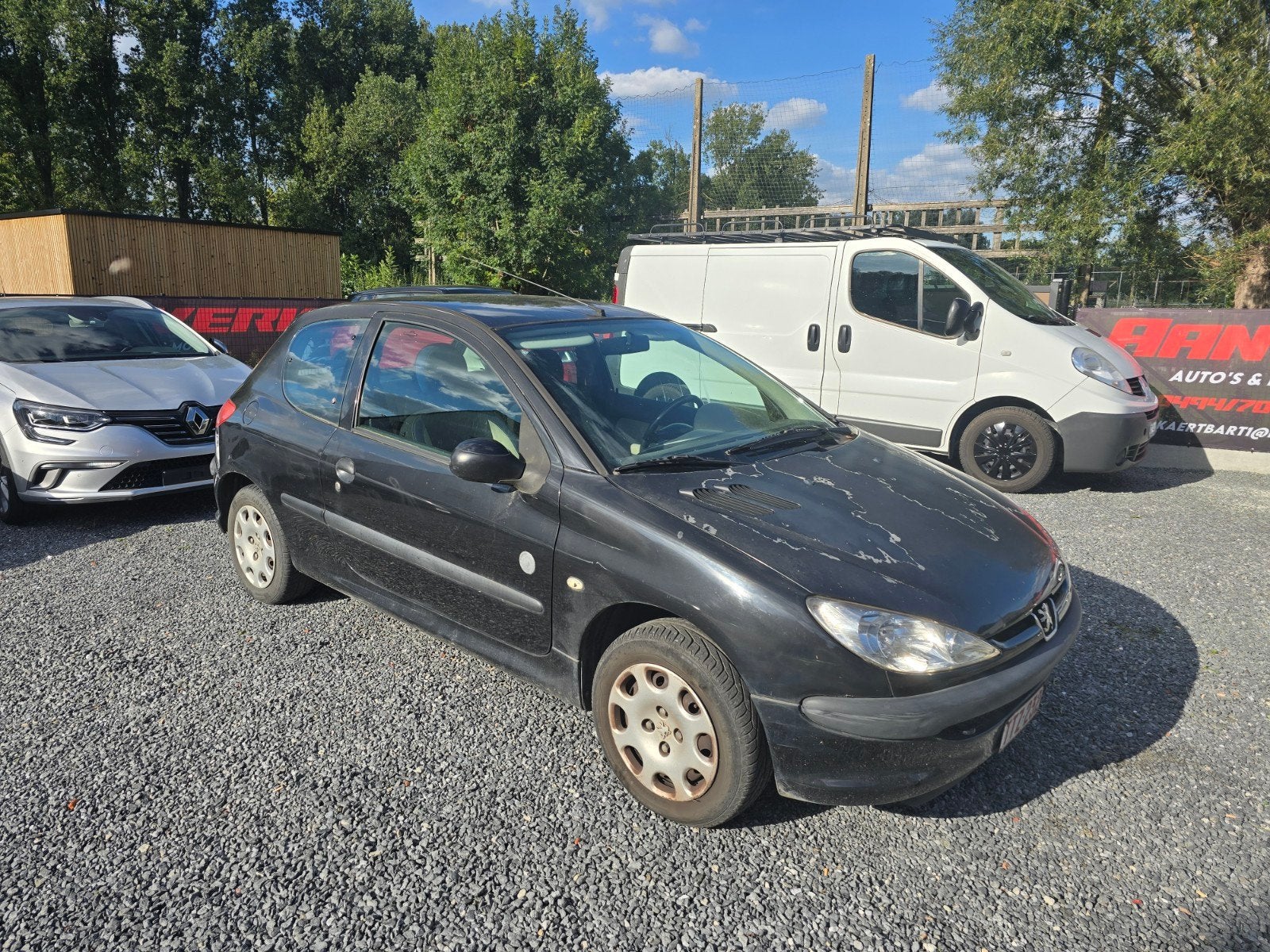 Peugeot 206 voor handige Harry of export vaste prijs!!!!, Voorwielaandrijving, Zwart, Bedrijf, 44 kW