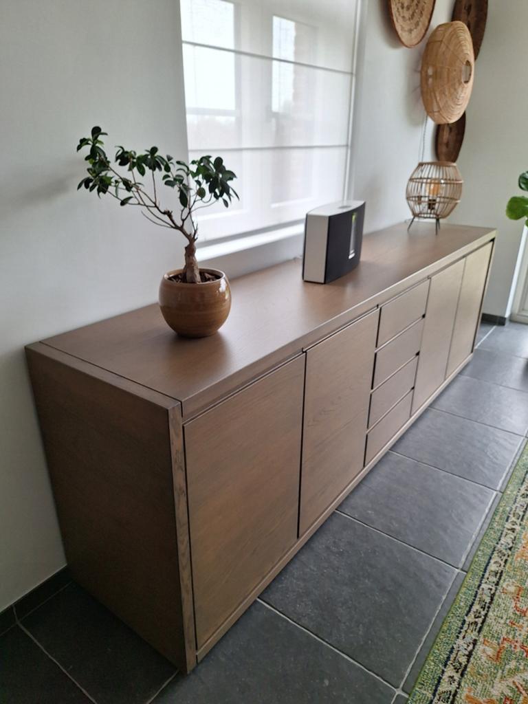 Moderne houten meubelset, Ophalen