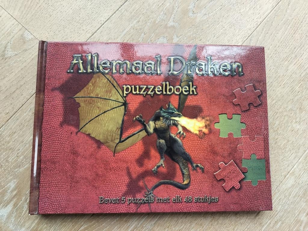 Allemaal draken puzzelboek.Weetjes over draken+5 puzzels, Livres, Livres pour enfants | Jeunesse | Moins de 10 ans, Enlèvement ou Envoi