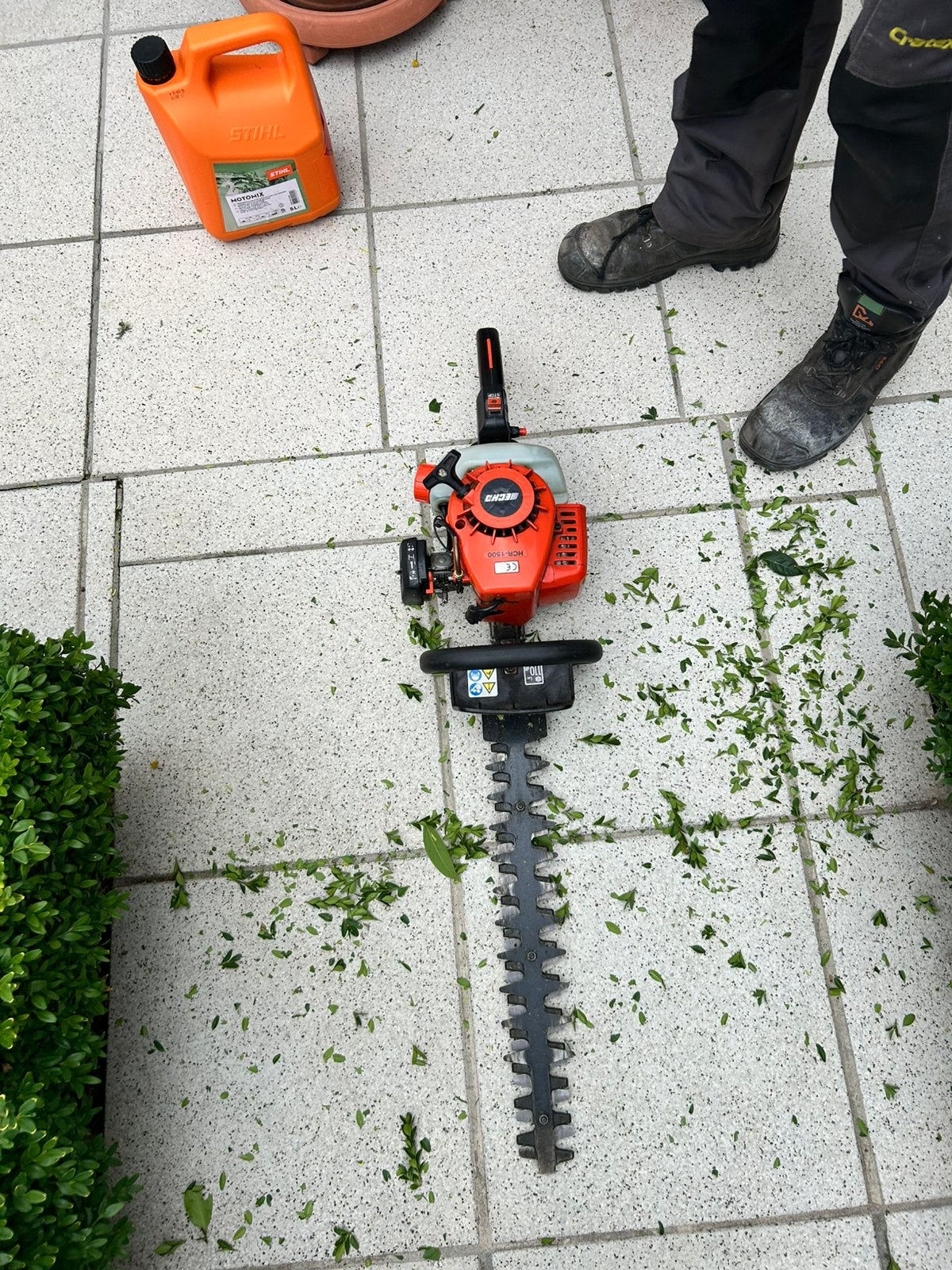 Haag schaar echo 1500 HCR, Tuin en Terras, Ophalen, Zo goed als nieuw, Benzine