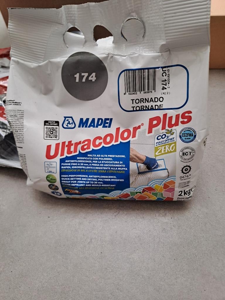 Mapei voegsel tornado 174 2 kg, Enlèvement