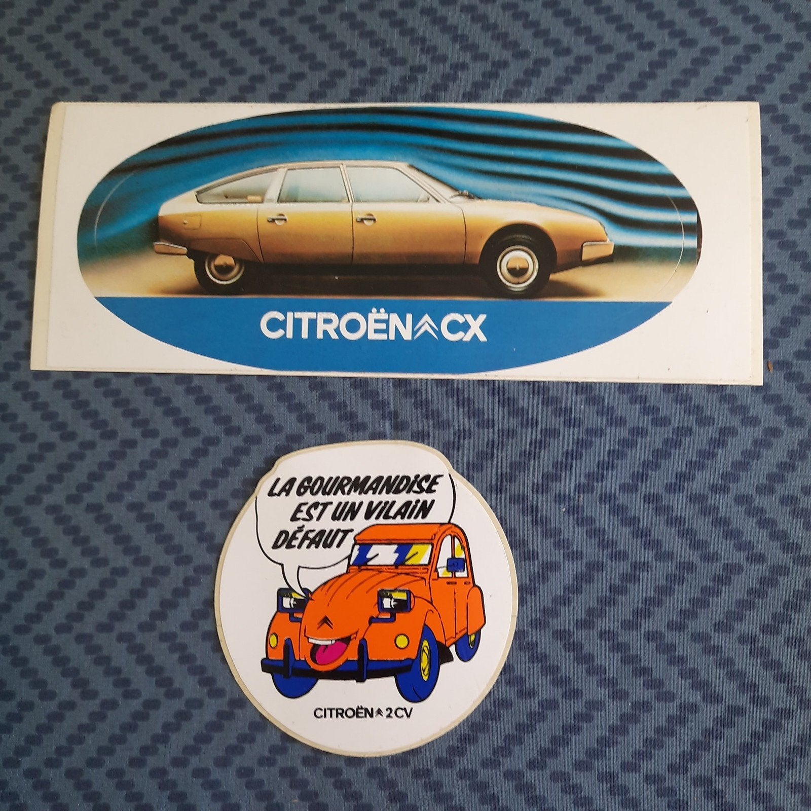 CITROEN * 2 VINTAGE STICKERS * ZELDZAAM *, Ophalen