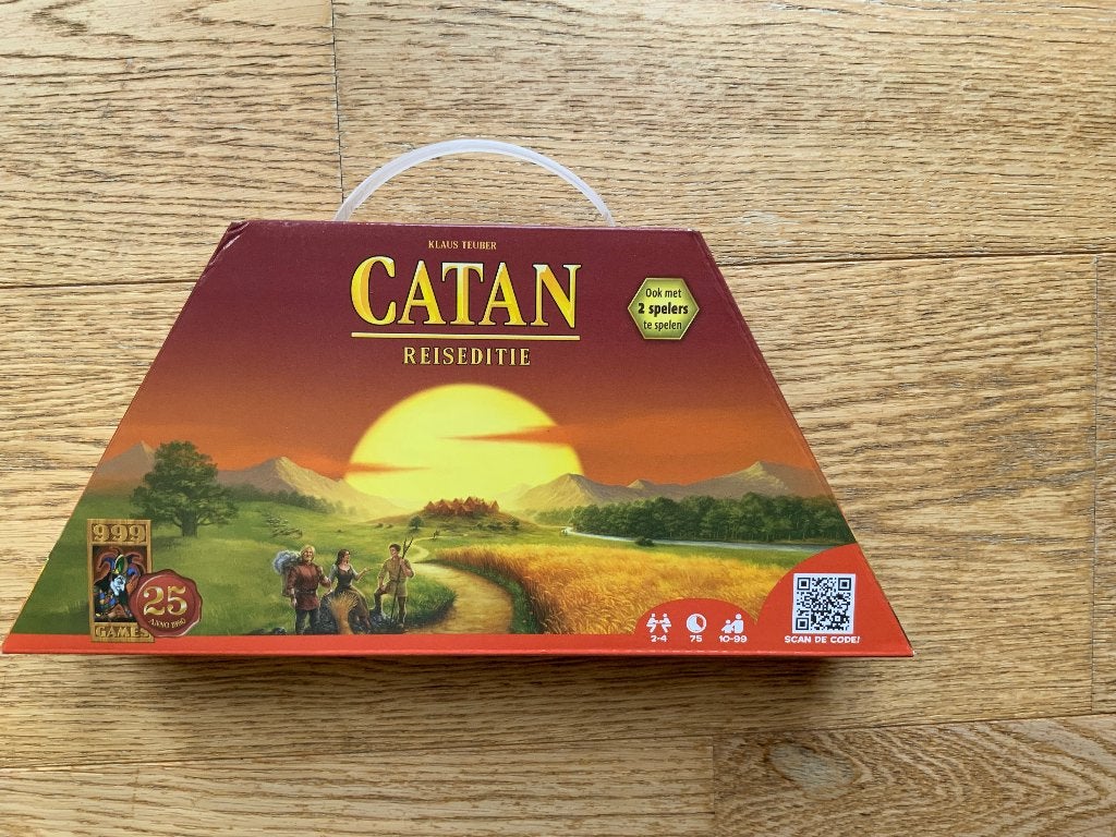 Catan: Reiseditie - Bordspel, 999 games, Ophalen of Verzenden, Zo goed als nieuw, Een of twee spelers