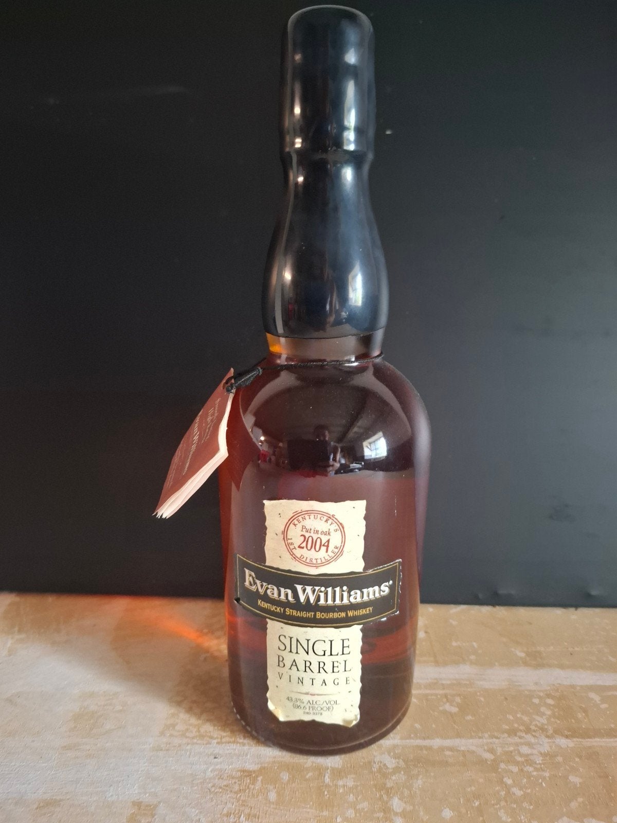 Evan Williams whisky - vintage met enkel vat - genummerd, Ophalen, Nieuw