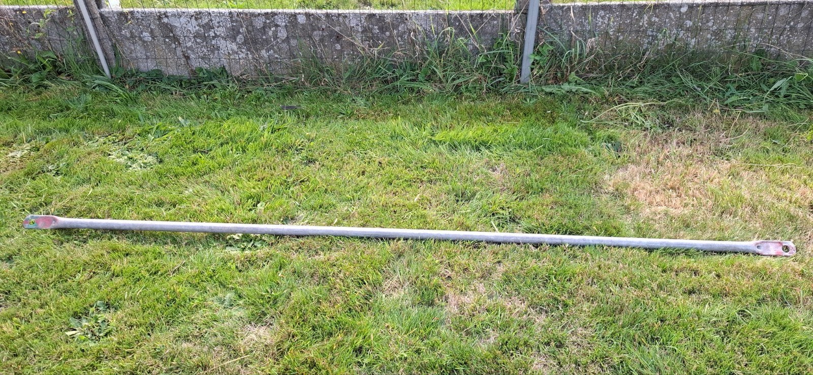 barre échafaudages avec boutonnière, Bricolage & Construction, Enlèvement, Comme neuf, Échafaudage de façade, 2 à 5 mètres
