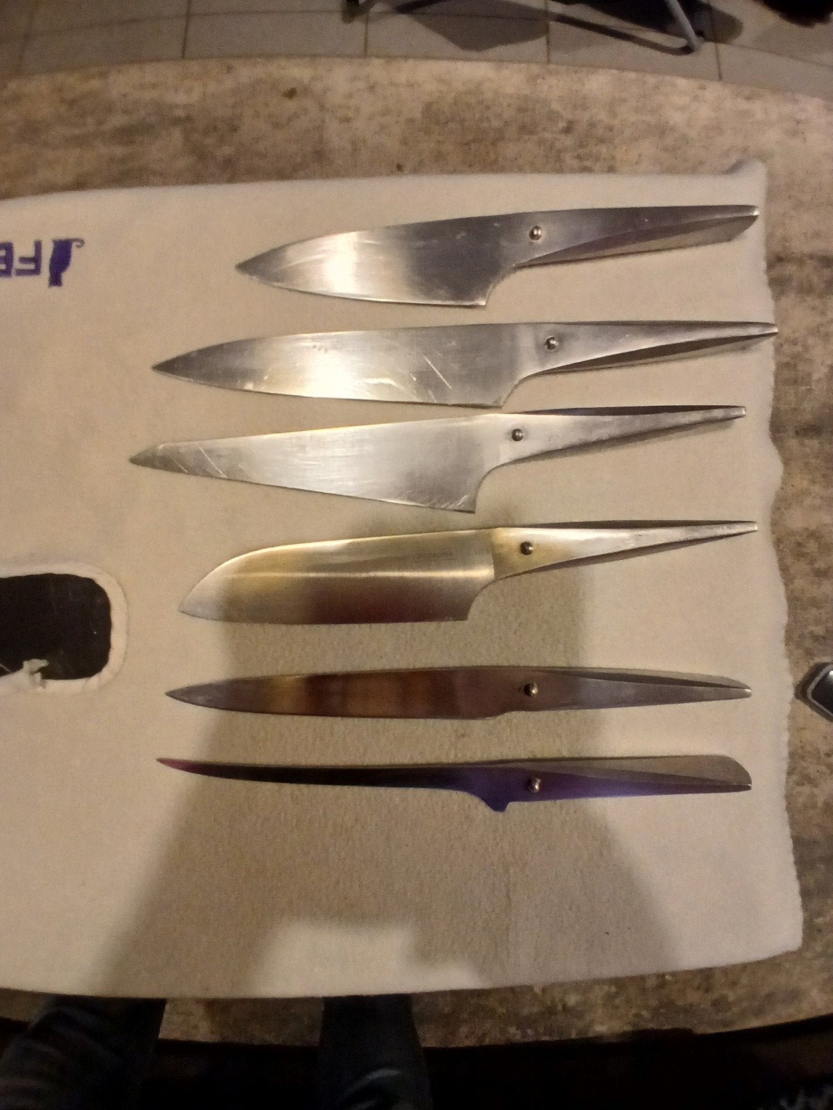 Couteaux de chef Croma 301, Set de couteaux, Enlèvement, Utilisé, Autres marques