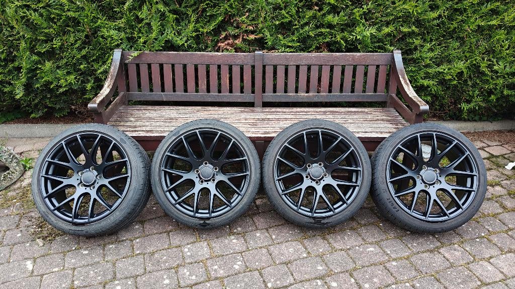 3SDM 0.01 Matt zwart 18inch 5x112 et45, Autos : Pièces & Accessoires, Pneus & Jantes, Pneus et Jantes, Véhicule de tourisme, Pneus été