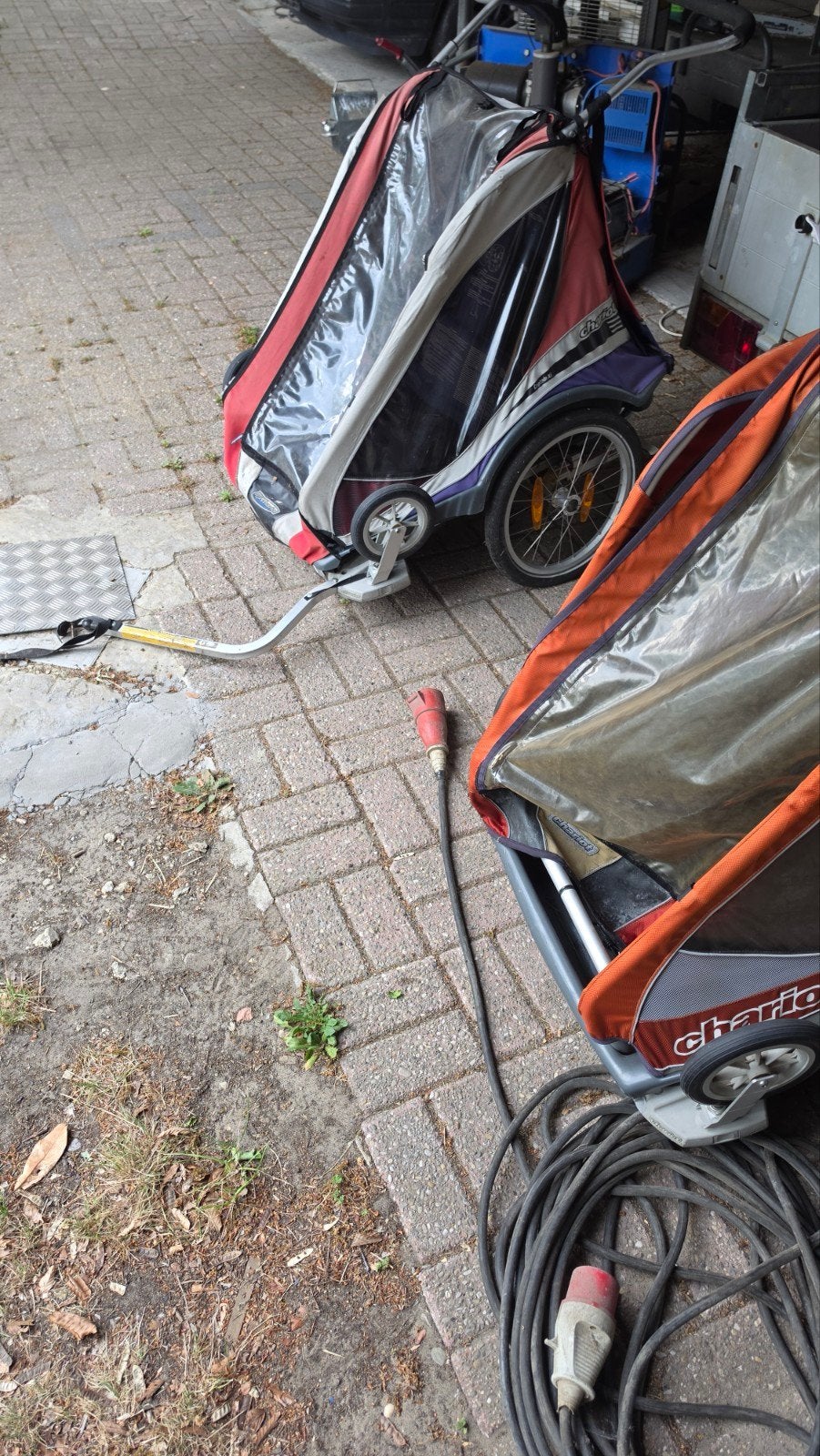 Fietskar chariot captain 2, Fietsen en Brommers, Ophalen