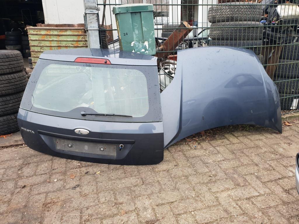 FORD FIESTA ACHTERKLEP +MOTORKAP BJ 2002 TOT 2008, Arrière, -, Haillon arrière, Utilisé