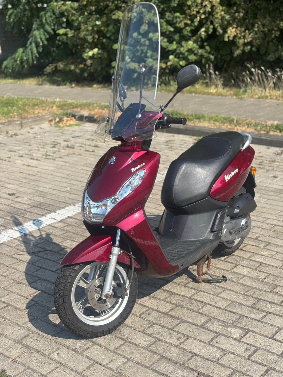 Peugeot kisbee - A klasse, Fietsen en Brommers, Scooters | Peugeot, Ophalen, Overige modellen, Klasse A (25 km/u), Zo goed als nieuw
