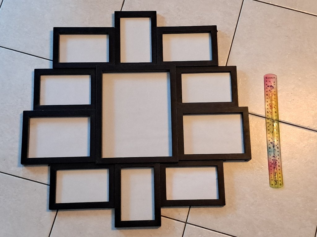 Fotokader, Ophalen, Gebruikt, Zwart, Collagefotolijst