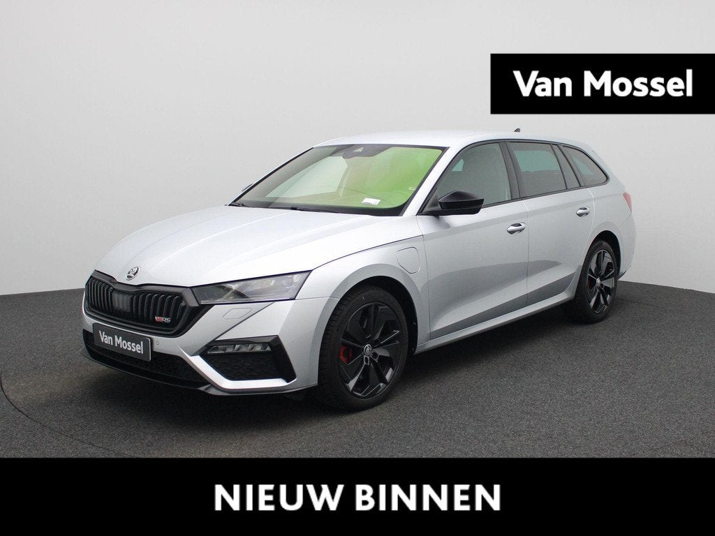Skoda Octavia Combi 1.4 TSI PHEV 245 pk DSG6 RS, Autos, Argent ou Gris, Achat, Entreprise, 27 g/km