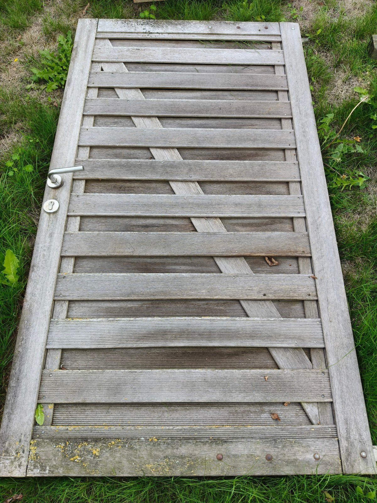 Tuindeur, Tuin en Terras, Ophalen, Gebruikt, Hout