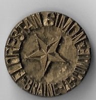 Unieke oude stempel - FLORESTAN SIMON *BRAINE-LE-COMTE*, Verzenden, Zo goed als nieuw