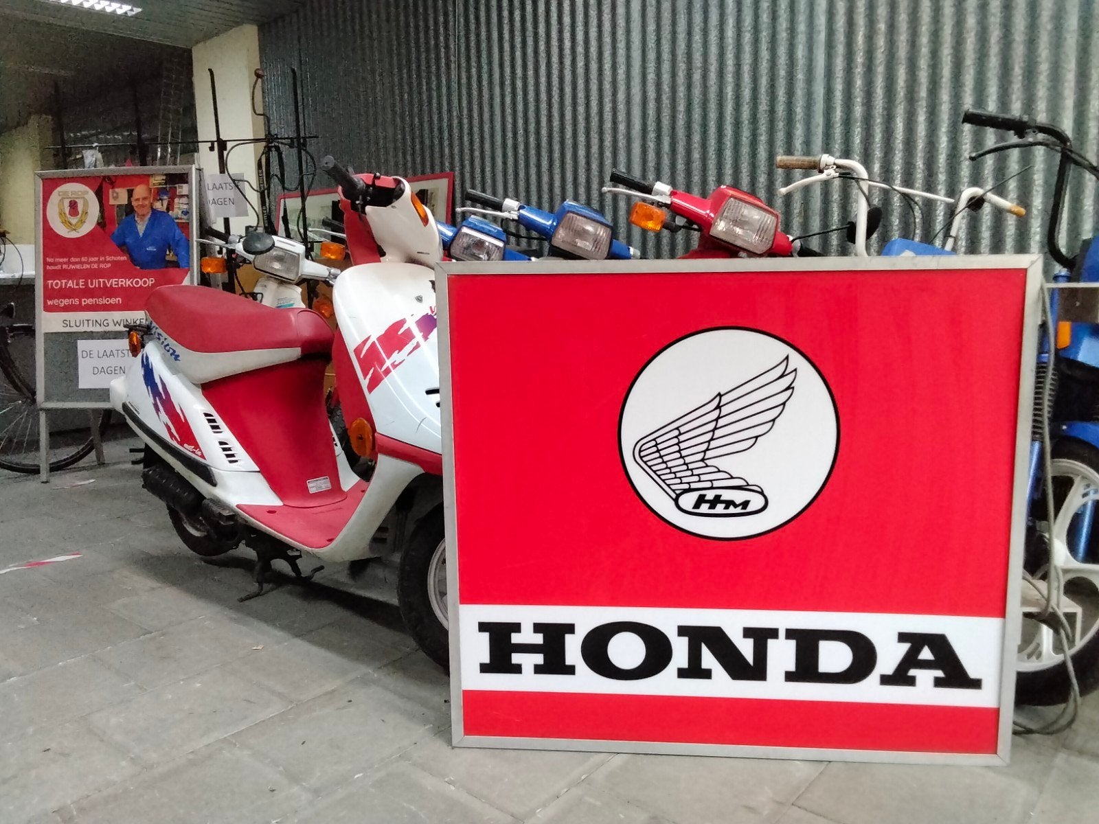Licht reclame Honda, Motoren, Particulier