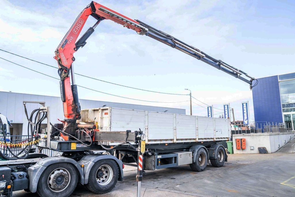 Kwb KIPPER + CRANE/GRUE/KRAN FASSI F245A/5X (bj 2012), Auto's, Overige brandstoffen, Bedrijf, Aanhangers en Opleggers, Te koop