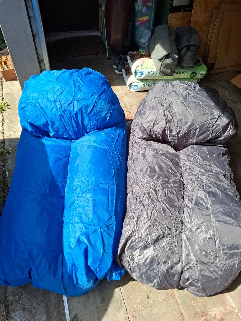 2st Air Lounger Crivit 1 blauwe en 1 bruine, Ophalen, Gebruikt