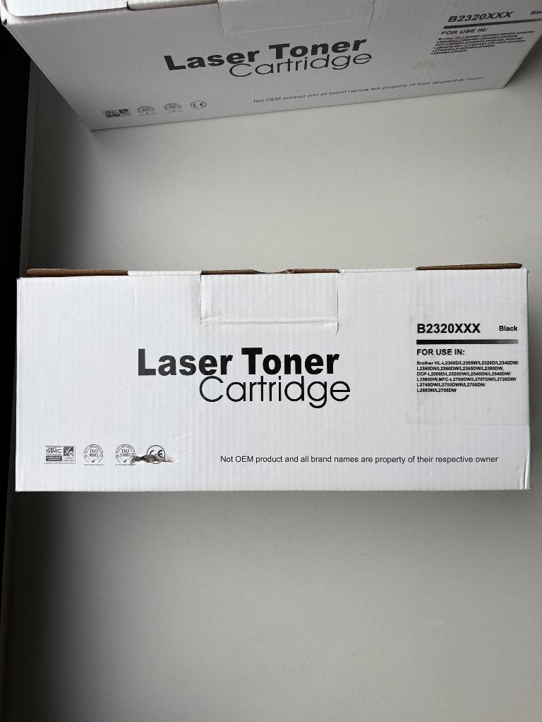 Laser Toner Cartridge Zwart Huismerk voor Brother (TN-2320), Computers en Software, Ophalen, Nieuw, Cartridge, Huismerk