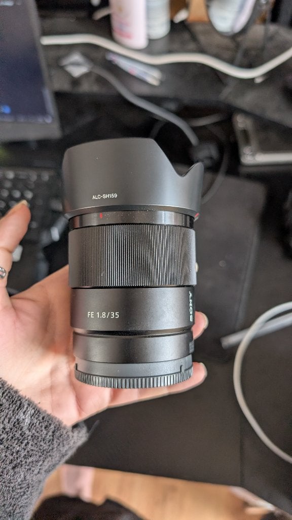 Objectif Sony FE 35 mm f/1.8., TV, Hi-fi & Vidéo, Sony, Housse/sac de protection, Comme neuf, Enlèvement