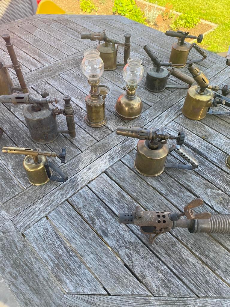 Antieke branders, Antiek en Kunst, Ophalen, Koper