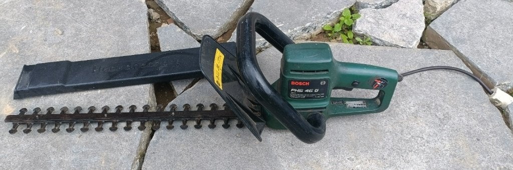 Taille-haie Bosch PHS 46 G en parfait état, Jardin & Terrasse, Enlèvement ou Envoi, Utilisé, Électrique, Bosch