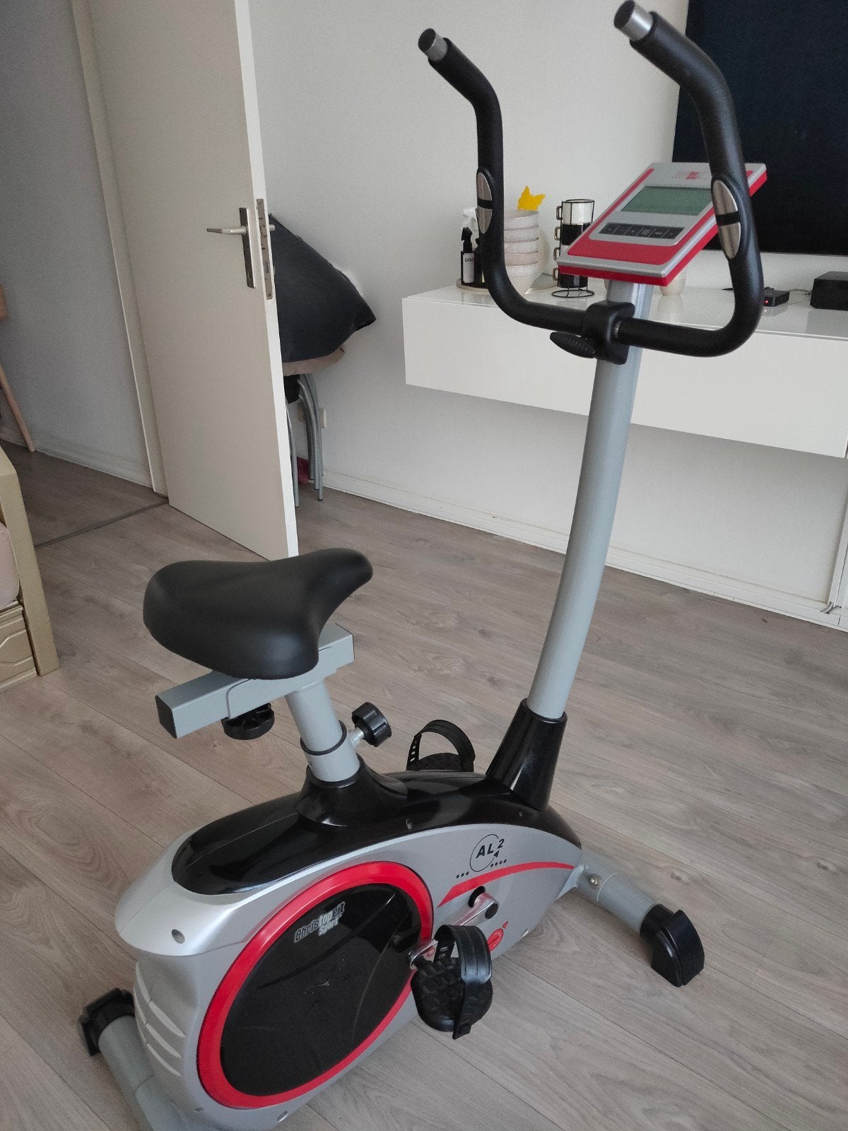 Hometrainer Christopeit AL 2 zilver, Sport en Fitness, Ophalen, Zo goed als nieuw, Metaal, Benen