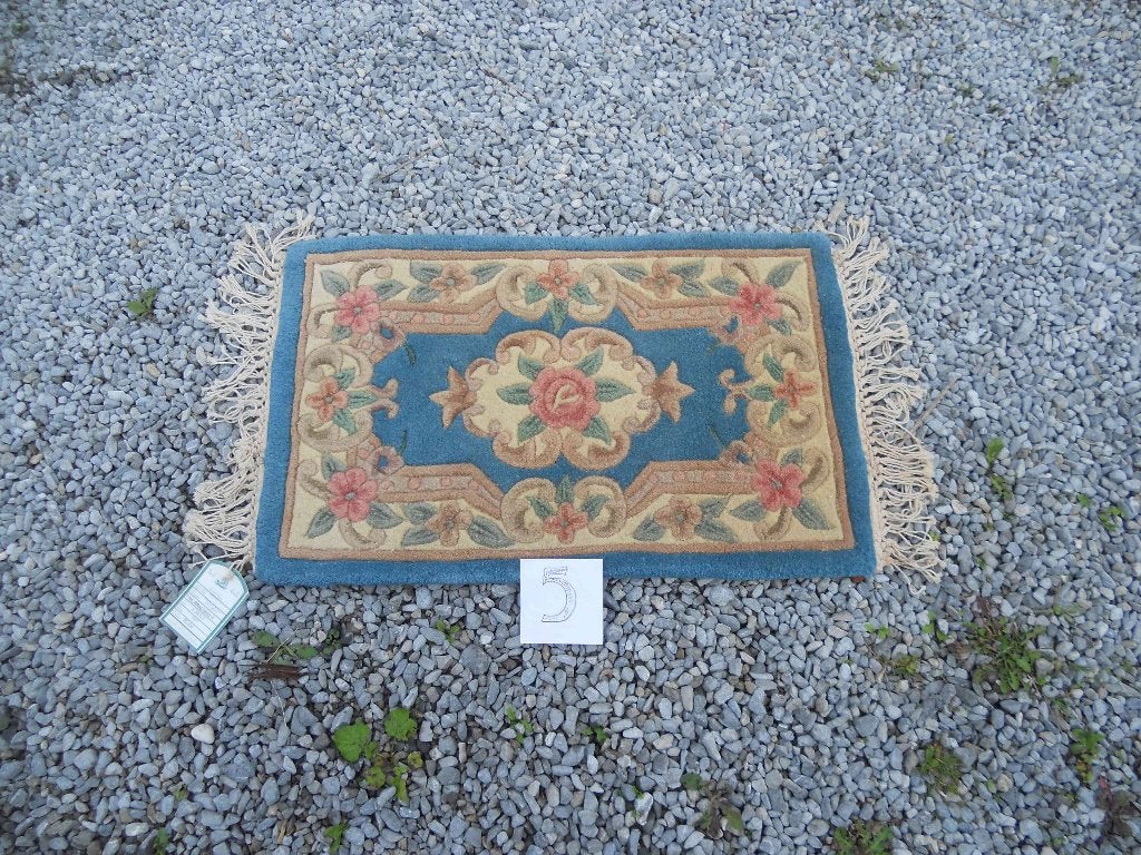 Carpette chinoise, Enlèvement ou Envoi, Utilisé, Bleu