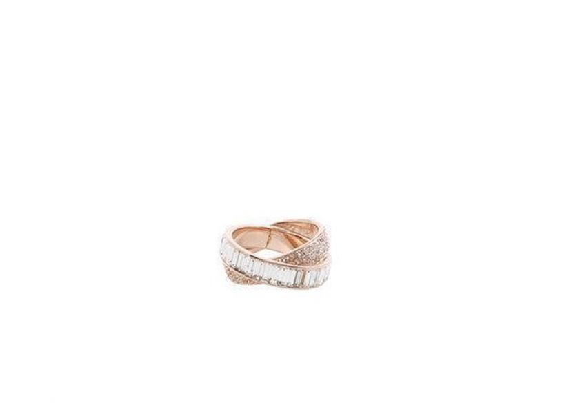 Michael Kors ring als nieuw, Bijoux, Sacs & Beauté, Bagues, Rose, Comme neuf, Enlèvement, Avec strass