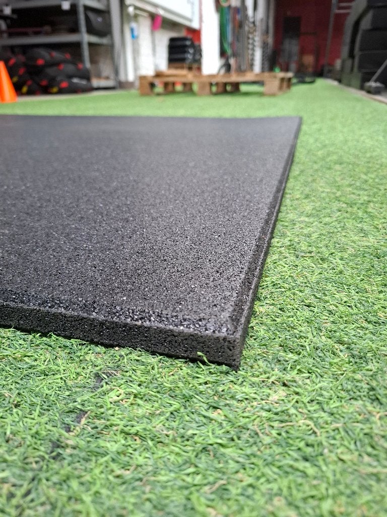 Dalles sol fitness en caoutchouc 1mx1m. Épaisseur 20mm, Neuf, Info@kriden.be, Enlèvement ou Envoi, Belgique