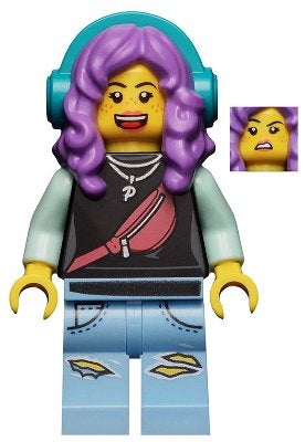 LEGO Hidden Side hs046 Parker L. Jackson - Black Top with, Gebruikt, Overige thema's, Lego, Ophalen of Verzenden
