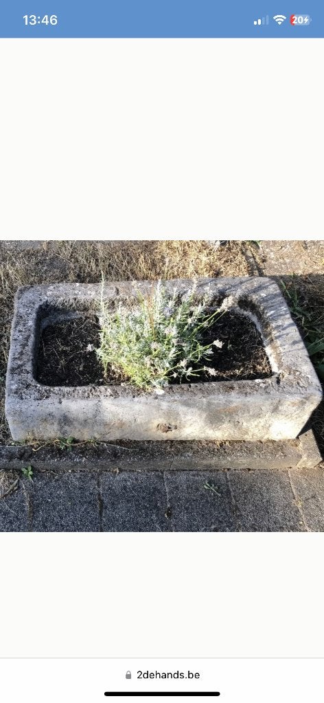 Bloembakken, Ophalen, Gebruikt, Steen, Balkon