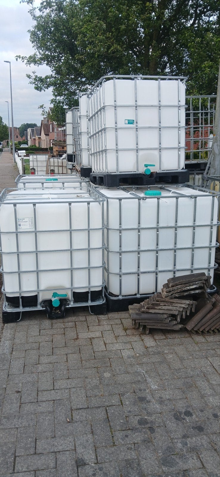 Ibc containers, Enlèvement