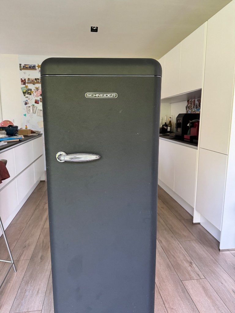 IJskast retro - schneider, Elektronische apparatuur, Koelkasten en IJskasten, Ophalen, 150 tot 200 liter, Gebruikt, 60 cm of meer