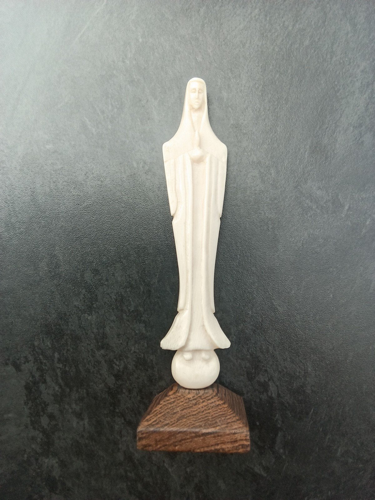Antiek maria beeldje art deco, Ophalen of Verzenden