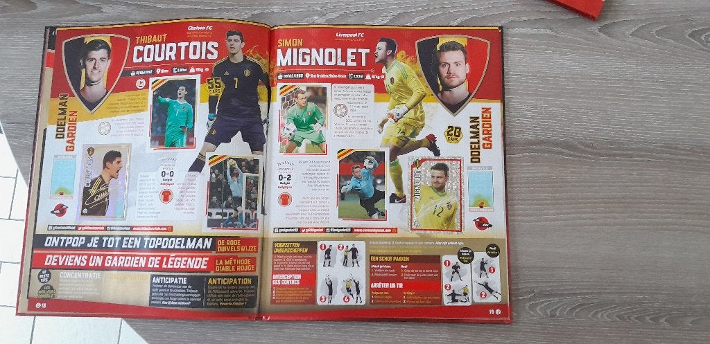 panini sticker boek rode duivels, Verzamelen, Ophalen