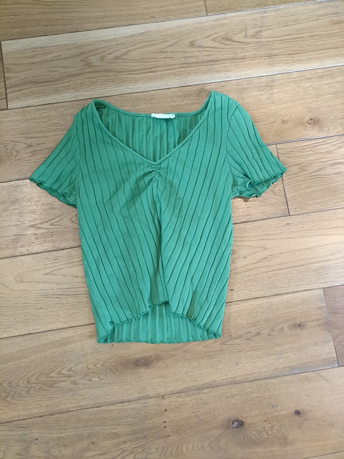 groen t-shirt, Kleding | Dames, T-shirts, MNG, Ophalen of Verzenden, Korte mouw, Maat 36 (S)