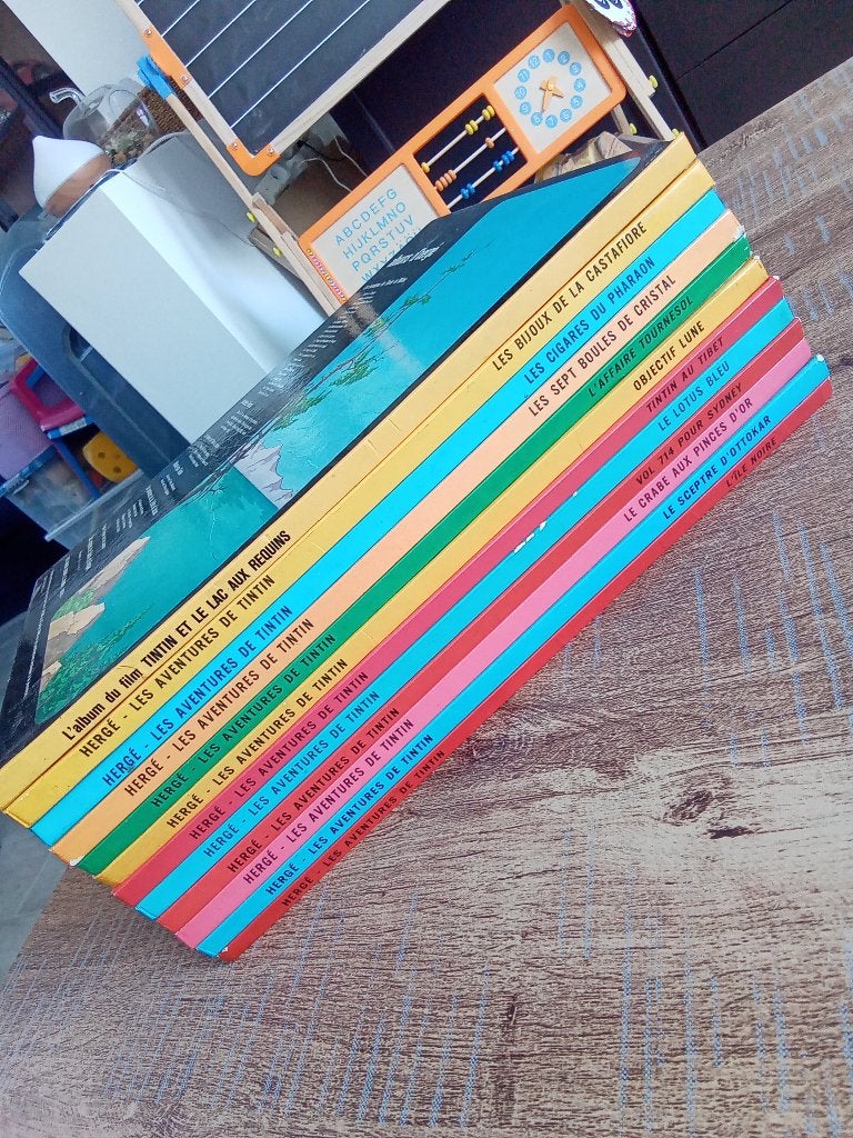 Bd's les aventures de Tintin, Livres, Série complète ou Série, Enlèvement, Utilisé, Hergé