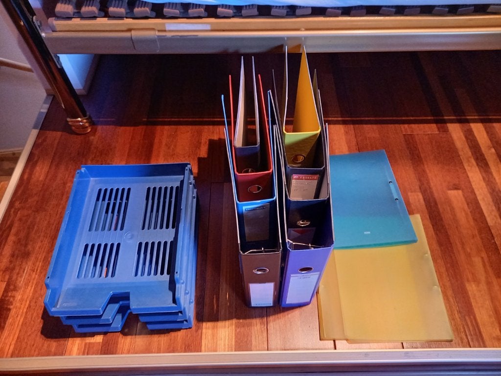 Mappen en brievenbakset, Divers, Fournitures scolaires, Enlèvement, Utilisé
