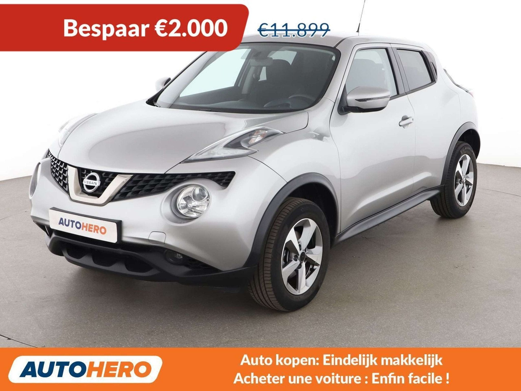 Nissan Juke 1.6 Acenta (bj 2019), Voorwielaandrijving, Gebruikt, 185 g/km, 5 deurs
