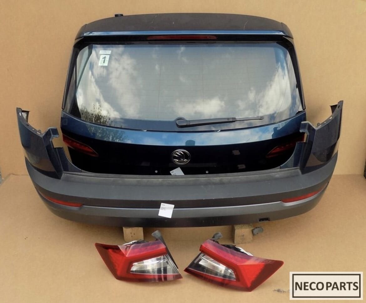 SKODA KAROQ ACHTERKLEP ACHTERBUMPER ACHTERLICHTEN LW5Q, -, Utilisé, Skoda, -